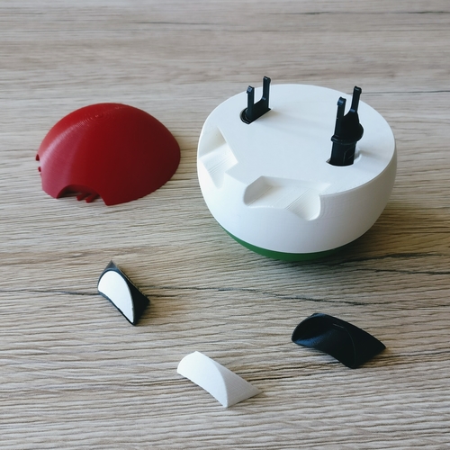 Hungaryball 3D Print 167657 Hungaryball 3D Print 167657