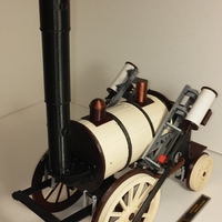 Small 1820 Stephenson Steam Locomotive The Rocket 3D Printing 167888