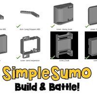 Small Cover Multi-Pack: SimpleSumo Expansions 3D Printing 168573