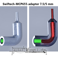 Small Swiftech MCP655 pump adapter 7.5mm v1 3D Printing 168593