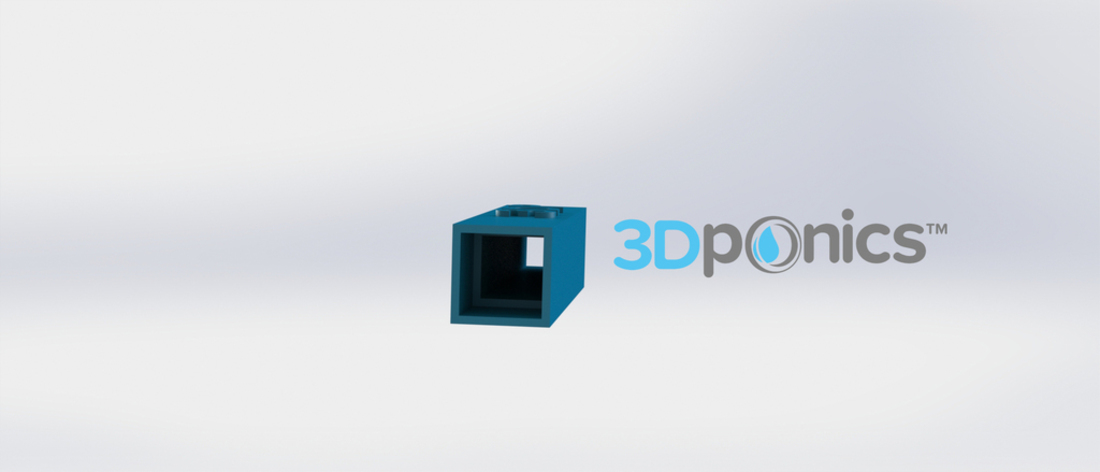 Support Rod (Square) - 3Dponics Drip Hydroponics  3D Print 16910