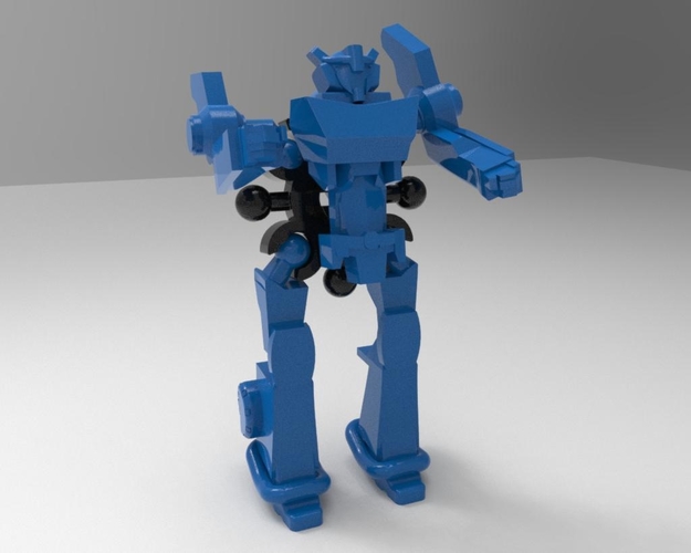 Robot in disguise k toy style, ready to print!  3D Print 169174