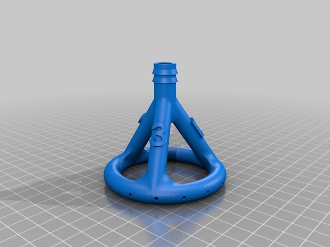 Sprinkler Head (3/4 inch) - 3Dponics Drip Hydroponics 3D Print 16927