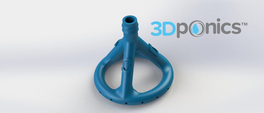 Sprinkler Head (3/4 inch) - 3Dponics Drip Hydroponics 3D Print 16928