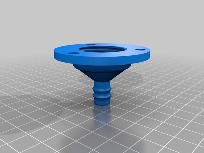 Drip nozzle 3/8 inch, 3 holes - 3Dponics Drip Hydroponics 3D Print 16976