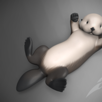 Small Sea Otter 3D Printing 169783