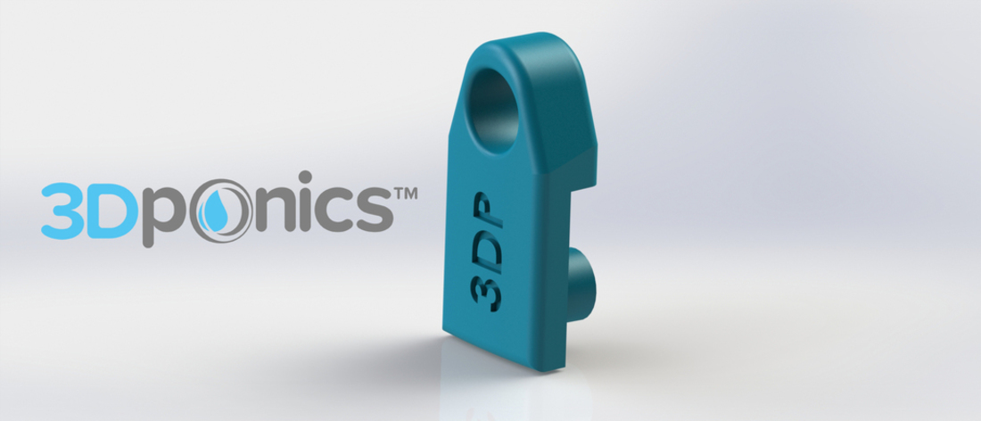 Outer Bottle Clip - 3Dponics Drip Hydroponics 3D Print 17031