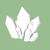 Small Crystal Cluster (Style 1) 3D Printing 170362
