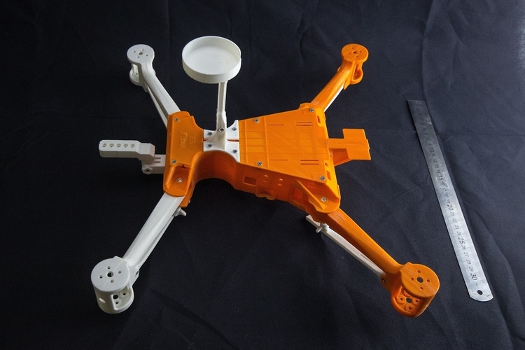Folding Quadcopter 450 Frame 3D Print 171324