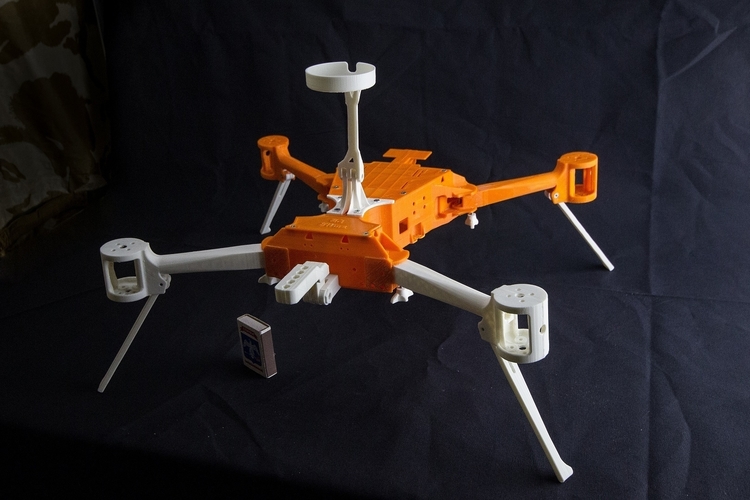 Folding Quadcopter 450 Frame 3D Print 171325
