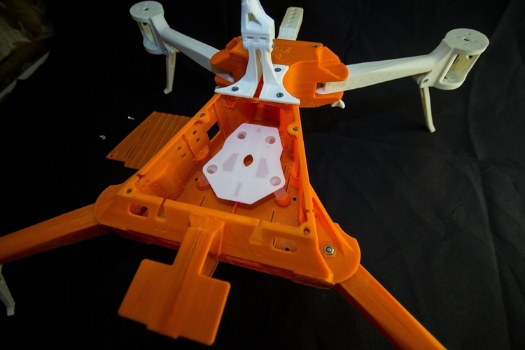 Folding Quadcopter 450 Frame 3D Print 171326