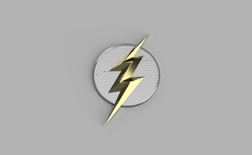 The DCEU The Flash Chest Emblem *UPDATED* 3D Print 171456