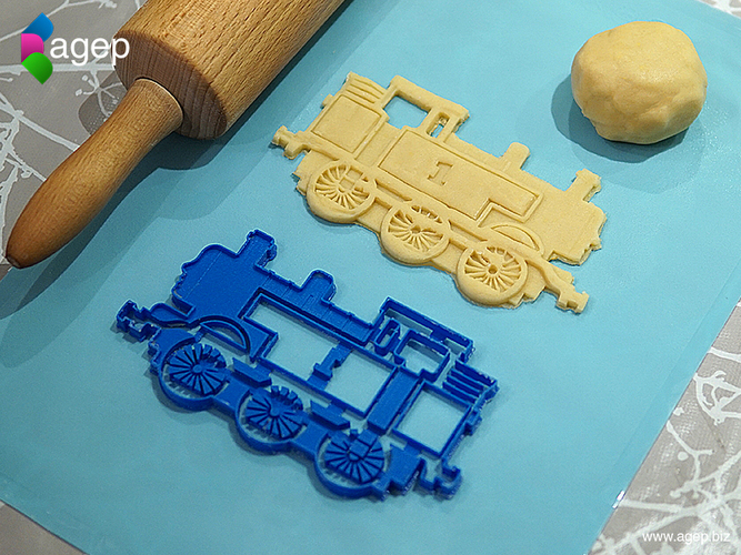 Detailed Thomas the Tank Engine Cookie Cutter 3D Print 171475