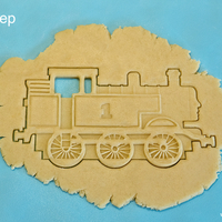Small Detailed Thomas the Tank Engine Cookie Cutter 3D Printing 171476