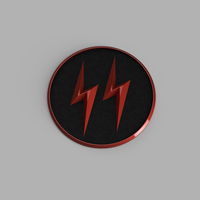 Small The Cw Crisis on Earth X Reverse Flash Emblem 3D Printing 171524