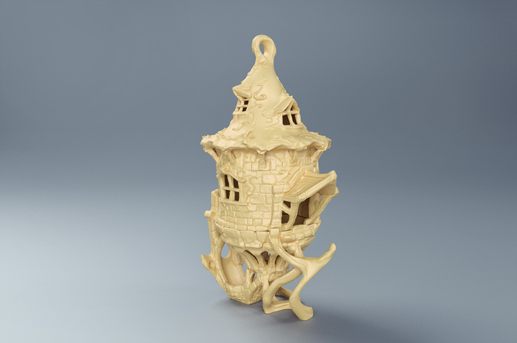BIRDHOUSE - 3 PIECES 3D Print 171579 BIRDHOUSE - 3 PIECES 3D Print 171579