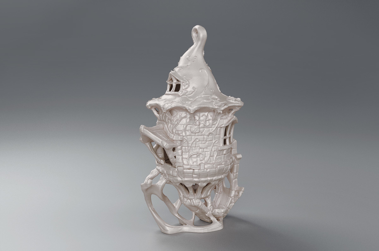 BIRDHOUSE - 3 PIECES 3D Print 171580 BIRDHOUSE - 3 PIECES 3D Print 171580
