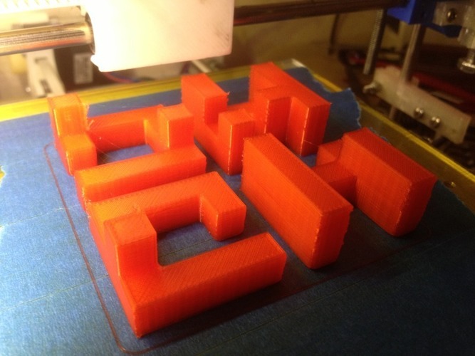 Printable Interlocking Puzzle #3 - Level 4 by Bram Cohen 3D Print 17165 Printable Interlocking Puzzle #3 - Level 4 by Bram Cohen 3D Print 17165