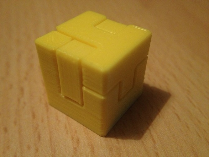 Printable Interlocking Puzzle #1 3D Print 17173