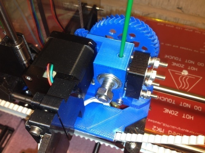 Mendel90 adapter for herringbone gears 3D Print 17202