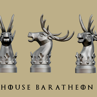 Small GOT marker House Baratheon 3D Printing 172834