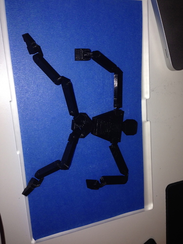 Print in Place Humanoid Robot 3D Print 17356