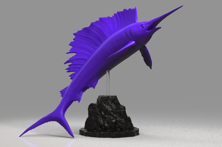 Istiophorus 3D Print 174074 Istiophorus 3D Print 174074