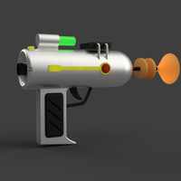 Small LASER GUN FROM RICK AND MORTY CARTOON 3D Printing 174472