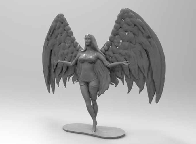 Beautiful Angel 3D Print 174544 Beautiful Angel 3D Print 174544