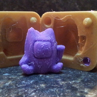 Small Lucky Cat Mold 3D Printing 17514