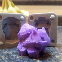 Small Low Poly Bulbasaur Mold 3D Printing 17535