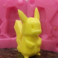 Pikachu Low Poly Mold - Thumbnail 2