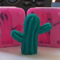 Small Lowpoly Cactus mold 3D Printing 17550