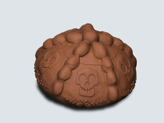 Pan de Muerto 3D Print 175502 Pan de Muerto 3D Print 175502