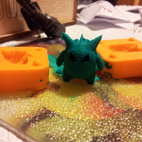 Small Low Poly Gengar mold 3D Printing 17553