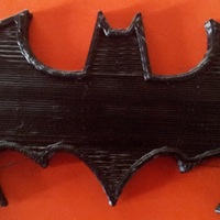 Small Oldschool Batman magnet 3D Printing 17577