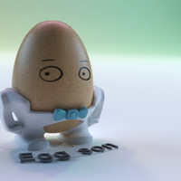 Small The Egg Family: Egg Son 3D Printing 17597