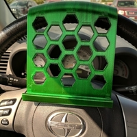 Small Steering Wheel Phone Stand 3D Printing 176384