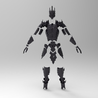 Small Sauron Armor - Complete 3D Printing 176474