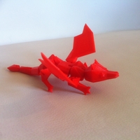 Small My Pet Dragon - Jointed - No support 3D Printing 176790
