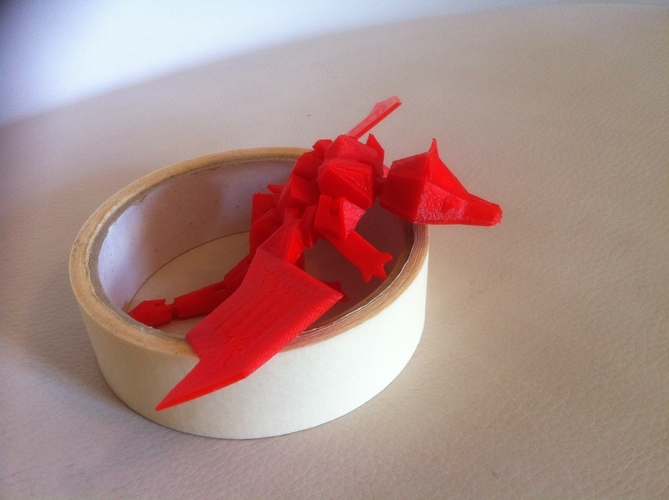 My Pet Dragon - Jointed - No support 3D Print 176792