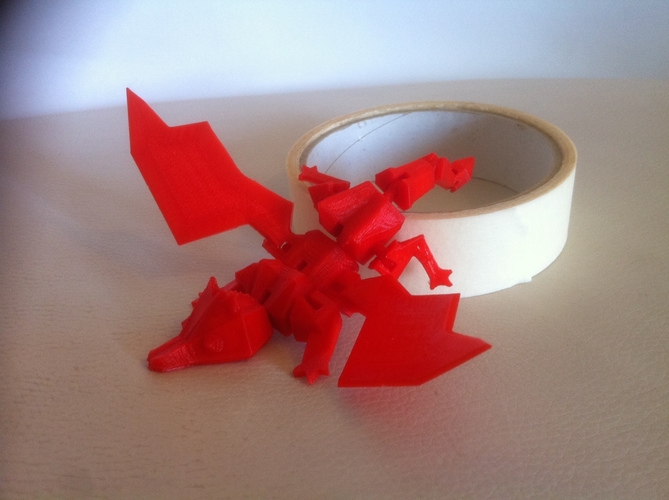 My Pet Dragon - Jointed - No support 3D Print 176793