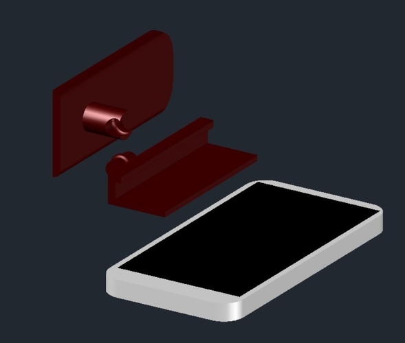 NEW TELEPHONE STAND 3D Print 177011 NEW TELEPHONE STAND 3D Print 177011