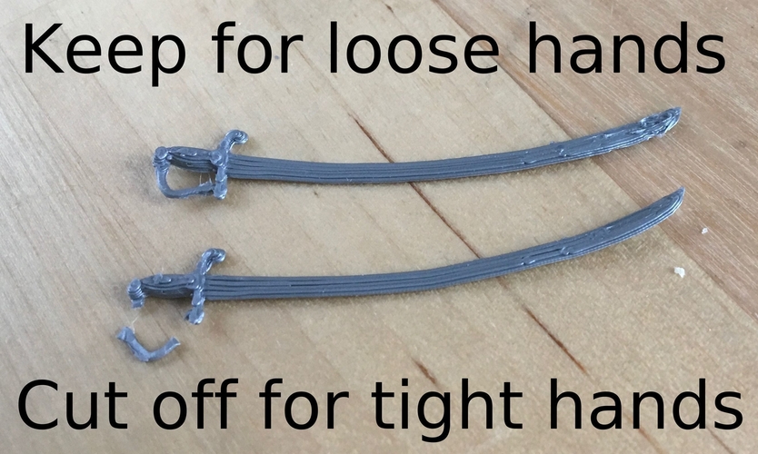 Pattern 1796 Cavalry Saber (1:18 scale) 3D Print 177242 Pattern 1796 Cavalry Saber (1:18 scale) 3D Print 177242