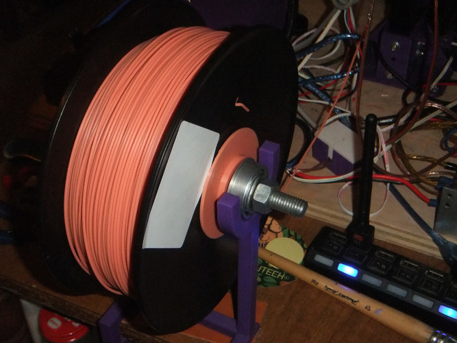 Filament Bearing Sleeve - Standalone -or- Companion to YAFSH 3D Print 177363