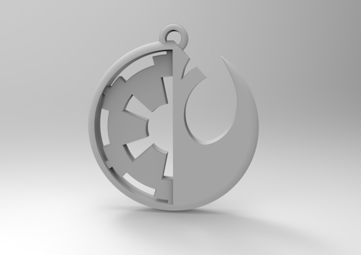 Galactic Empire vs Rebel Alliance 3D Print 177606 Galactic Empire vs Rebel Alliance 3D Print 177606