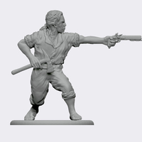 Small  32mm Colonial Sailor Generic 3D Printing 178150