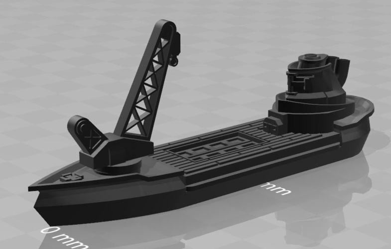 Albatros Class Repair Cruiser 3D Print 178177 Albatros Class Repair Cruiser 3D Print 178177