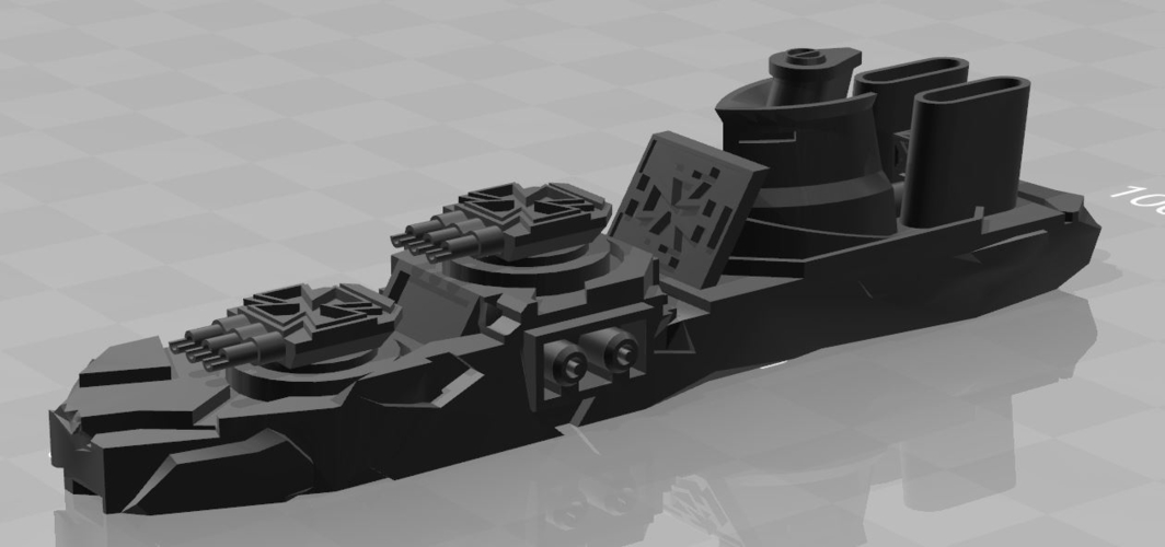 Eisdrache Class Gunship 3D Print 178180 Eisdrache Class Gunship 3D Print 178180