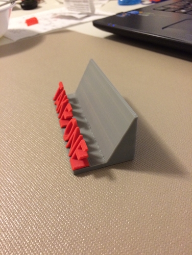 "Take One" - Business Card Holder 3D Print 178366